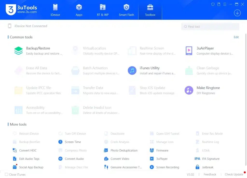 3uTools Review A Chinese Made Feature Rich IOS Device Management Tool 